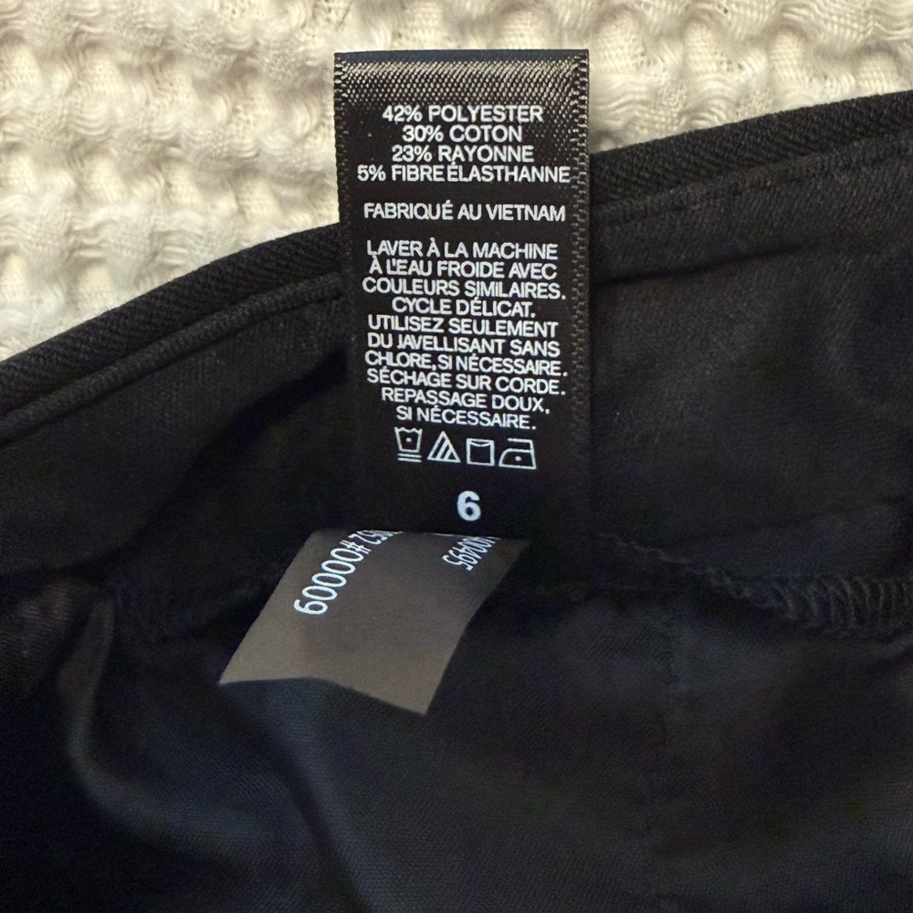 Express Gray and Black Micro Dot Columnist Dress Pants Slacks 6 - Picture 5 of 6
